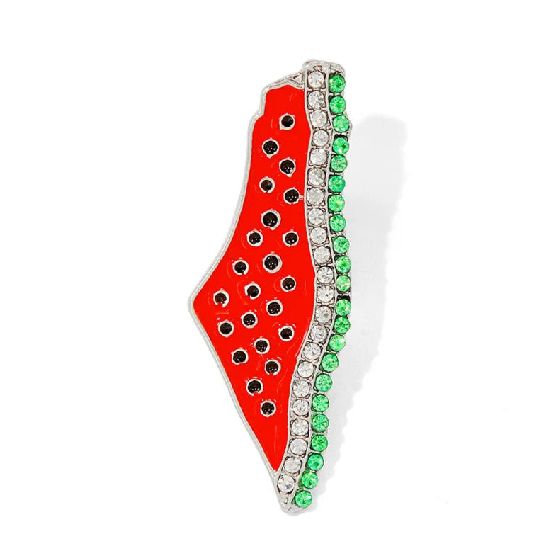 Pin's pastèque carte palestine
