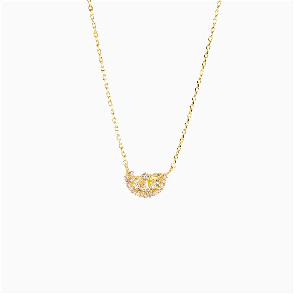 Collier pendentif Pastèque