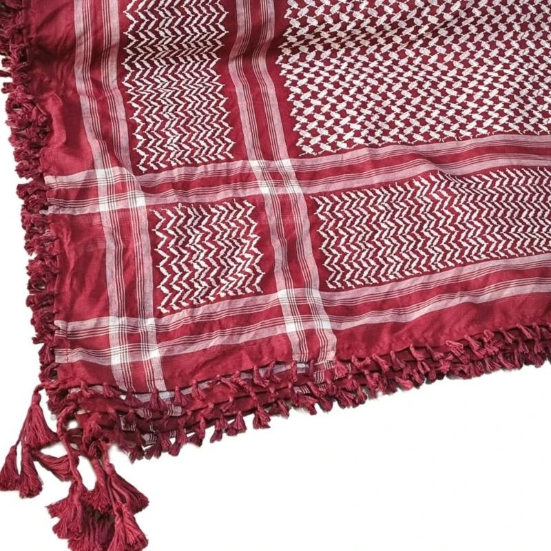 Keffiyeh Rouge Bordeaux