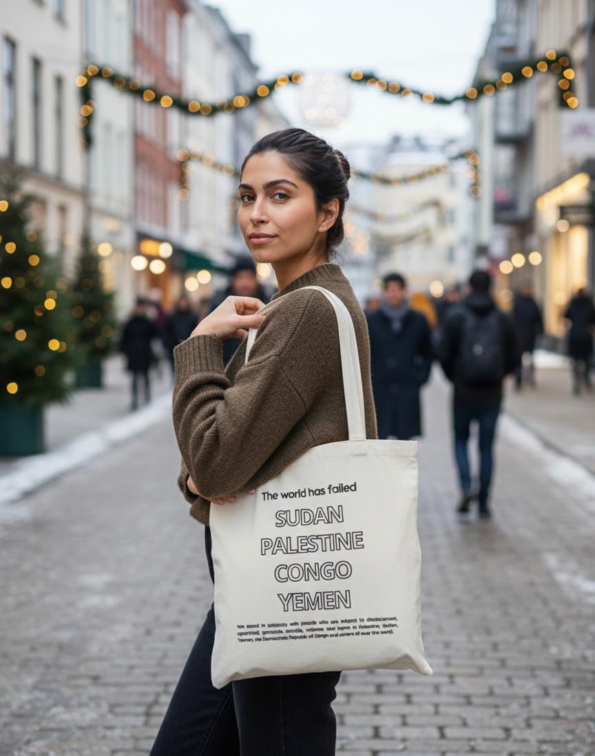 Tote Bag “The World Has Failed” – Sudan, Palestine, Congo, Yemen