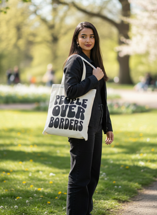 Tote Bag “People Over Borders”