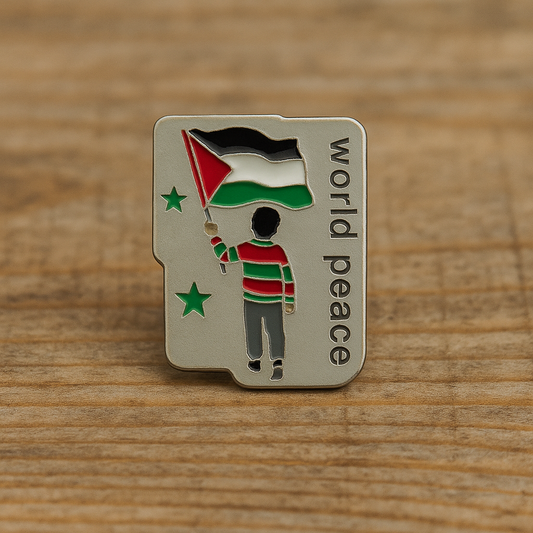 Pin’s Enfant Drapeau Palestine "World Peace"