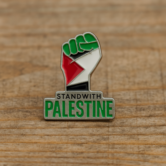 Pin’s Résistance Palestine – Poing Levé "Stand With Palestine"