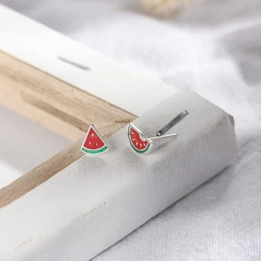 Boucles d'oreilles pastèque palestinienne