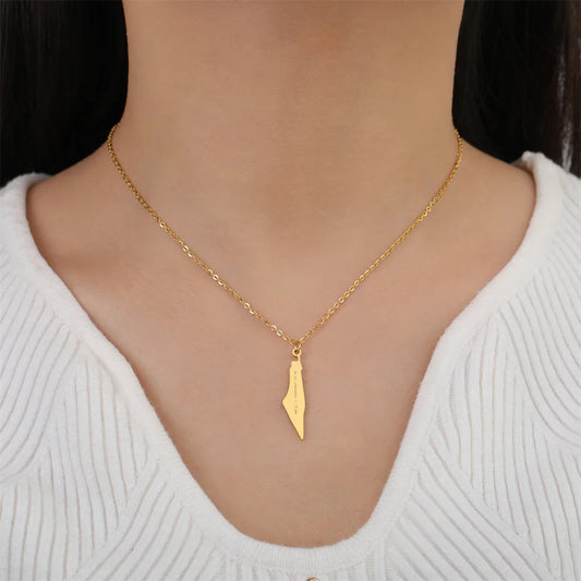 Collier pendentif Palestine