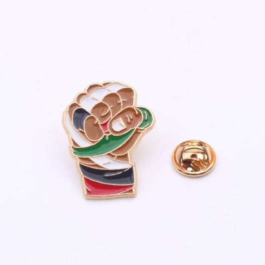 Pin's poing Levé Palestine