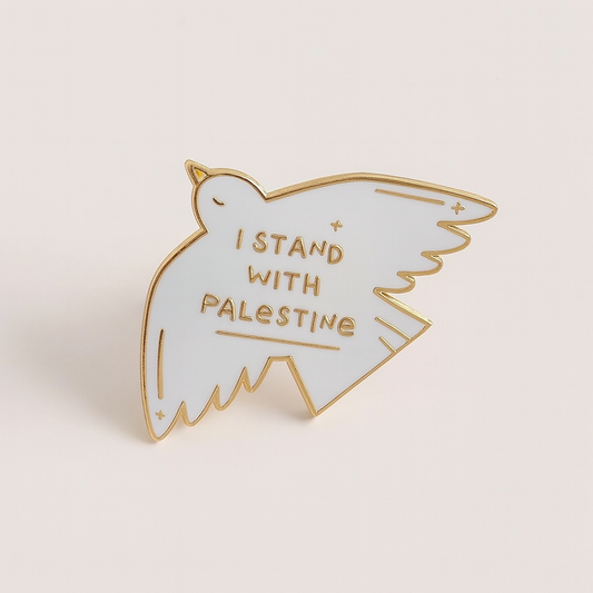 Pin's colombe "I Stand With Palestine"