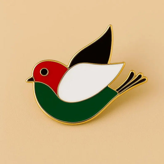 Pin’s Colombe de la Liberté – Drapeau Palestine